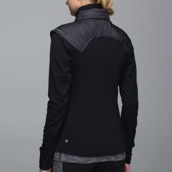 Lululemon Snug Sprinter Jacket Heathered Black / Black - Picture 2 of 9